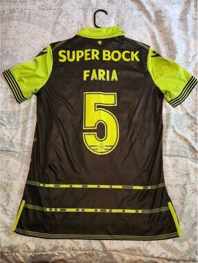 Sporting CP Lisbon 2017/2018 Faria Portugal Away Soccer Jersey Size L